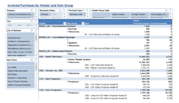 Ax019 Enterprise Invoiced Purchases By Vendor And Item Group V1.9